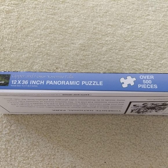 Yosemite Park waterfalls 500 piece puzzle - Picture 2 of 2